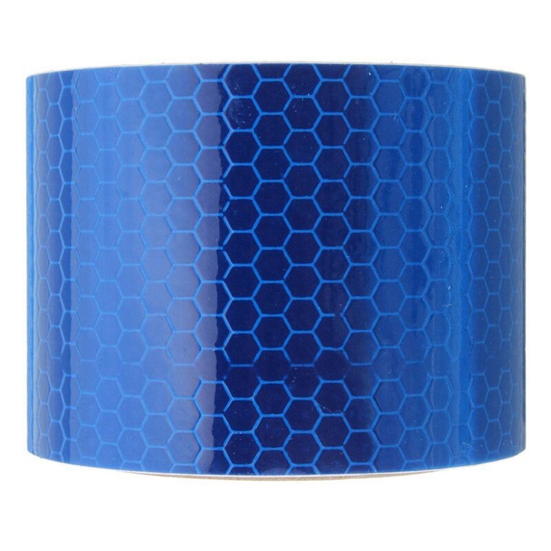 2 stuks 5 cm x 3 meter waarschuwingstape reflecterende tape veiligheidstape, blauw & groen