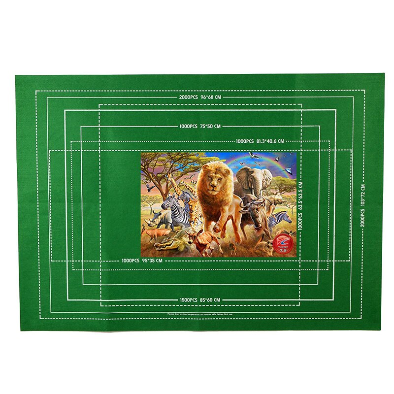 Puzzel Accessoires Speelgoed Draagbare Reizen Opbergtas Puzzel Opslag Roll Up Mat Jigsaw Roll Voelde Mat Speelkleed Voor Up 1500 Stuks