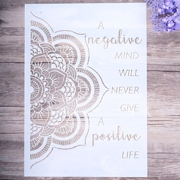 A2 A3 A4 Mandala Stencils voor Schilderen op Hout, Stof, Papier, Airbrush, muren Art Scrapbooking Stempelen Album Embossing Papier Kaarten
