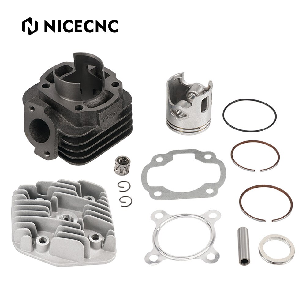 Kit de cylindre à 2 temps pour Polaris Sportsman Scrambler Predator, 10mm, 50cc, 90cc, avec moteur Minarelli 1E40QMB