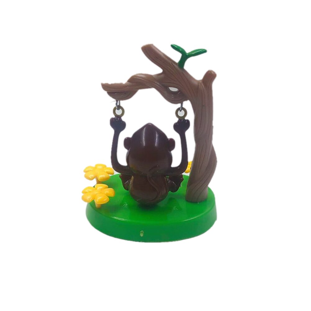 Jouet de singe animé à énergie solaire, 1 pièce, danse, Animal mignon, balançoire, accessoires de style intérieur de voiture, décoration de voiture, jouets pour enfants,