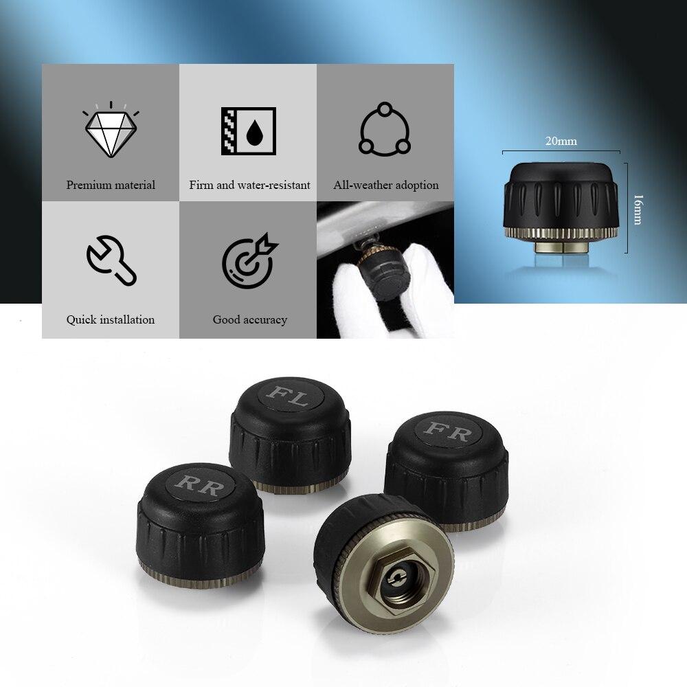 CST - TY06 Tire Pressure Monitoring System USB TPMS for Most Vehicles