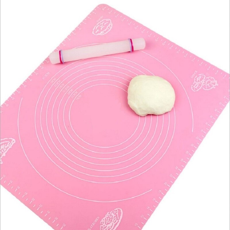 Cake Mat 1 pc Super Big 50*40cm Non-stick Knead Dough lace Rolling Silicone Baking Mat Cutting Fondant Pastry Sheet Pastry
