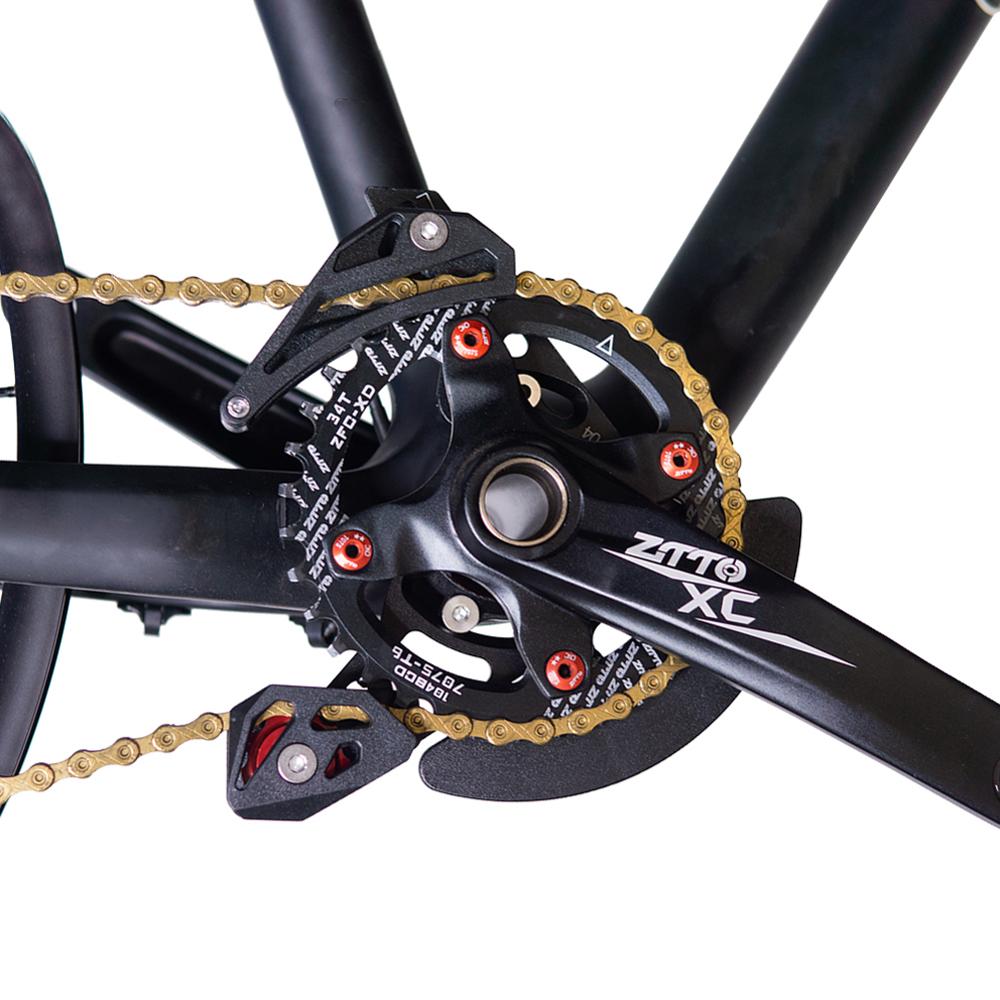 MTB Chain Guide BB Mount Mountain Bike Pulley Chain Guide DH Chainring Protector Bicycle Chain Stabilizer 32-38T