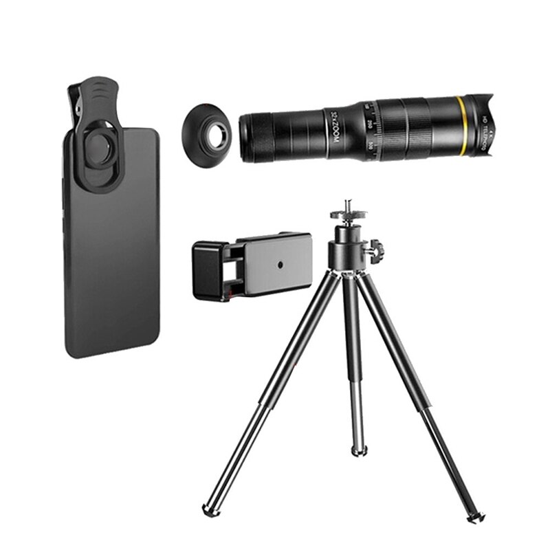 32X Phone Lens Portable Camera Macro Zoom Lenses For Iphone 12 11 Pro Max For Samsung Fish Eyes Lens For Phone: Default Title