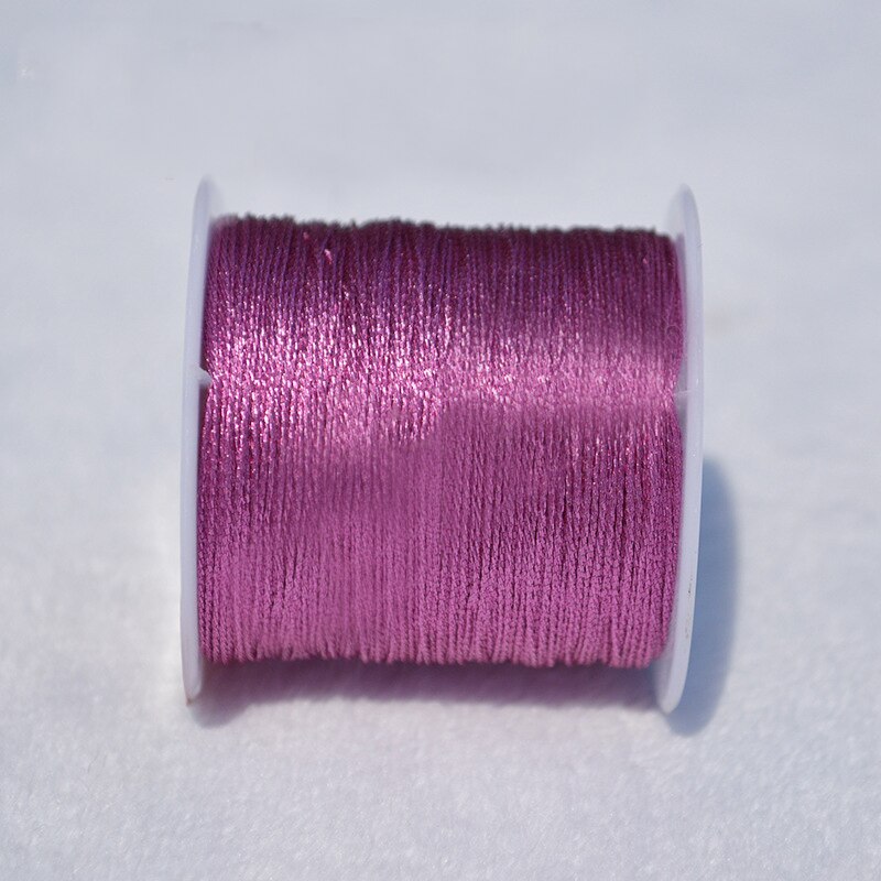 100m/ rullar färgglada rep för halsband armband garn tagg tofs att göra hantverk tråd smycken pyssel tillbehör bröllopsfest