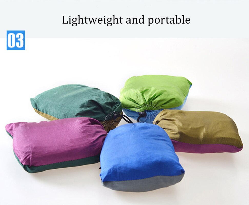 Camp Bed Hangmat Draagbare Lichtgewicht Parachute Hangmat Air Bed Voor Backpacken Reizen Strand Achtertuin Patio Wandelen Opknoping Bed