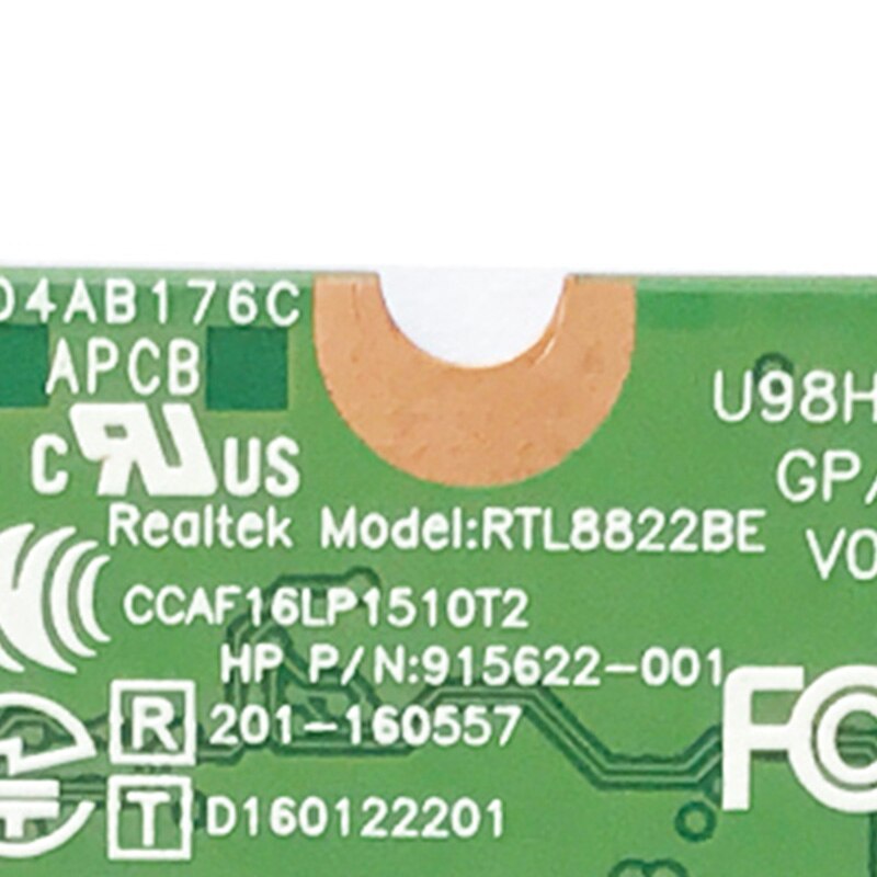 RTL8822essere Doppia Frequenza AC 433M Scheda di Rete Bluetooth 4.0 Scheda di Rete senza fili SPS: 915623-001