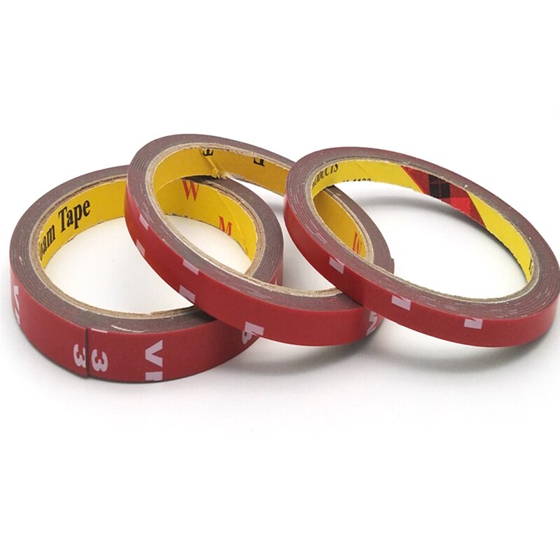 Auto Speciale Dubbelzijdige Tape 3M Zwart Sterke Permanente Auto 6/8/10/15/20/30/40/50Mm Super Sticky Tape Auto Accessoires