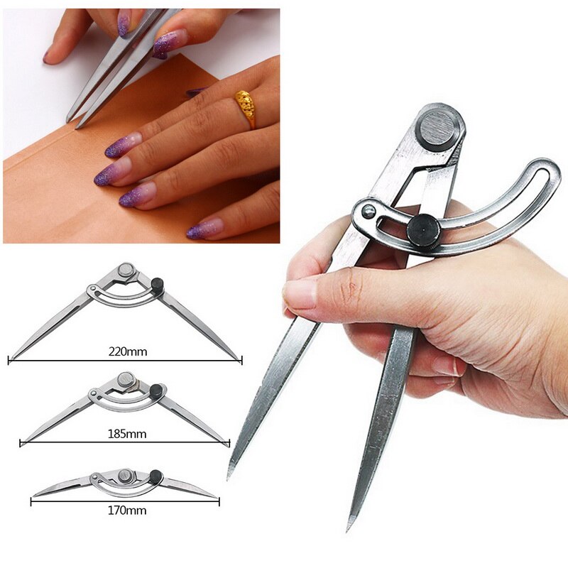Adjustable Scriber Wing Divider Carbon Steel Pencil Marking Compasses-Circle Maker For Craftsman Architect Student