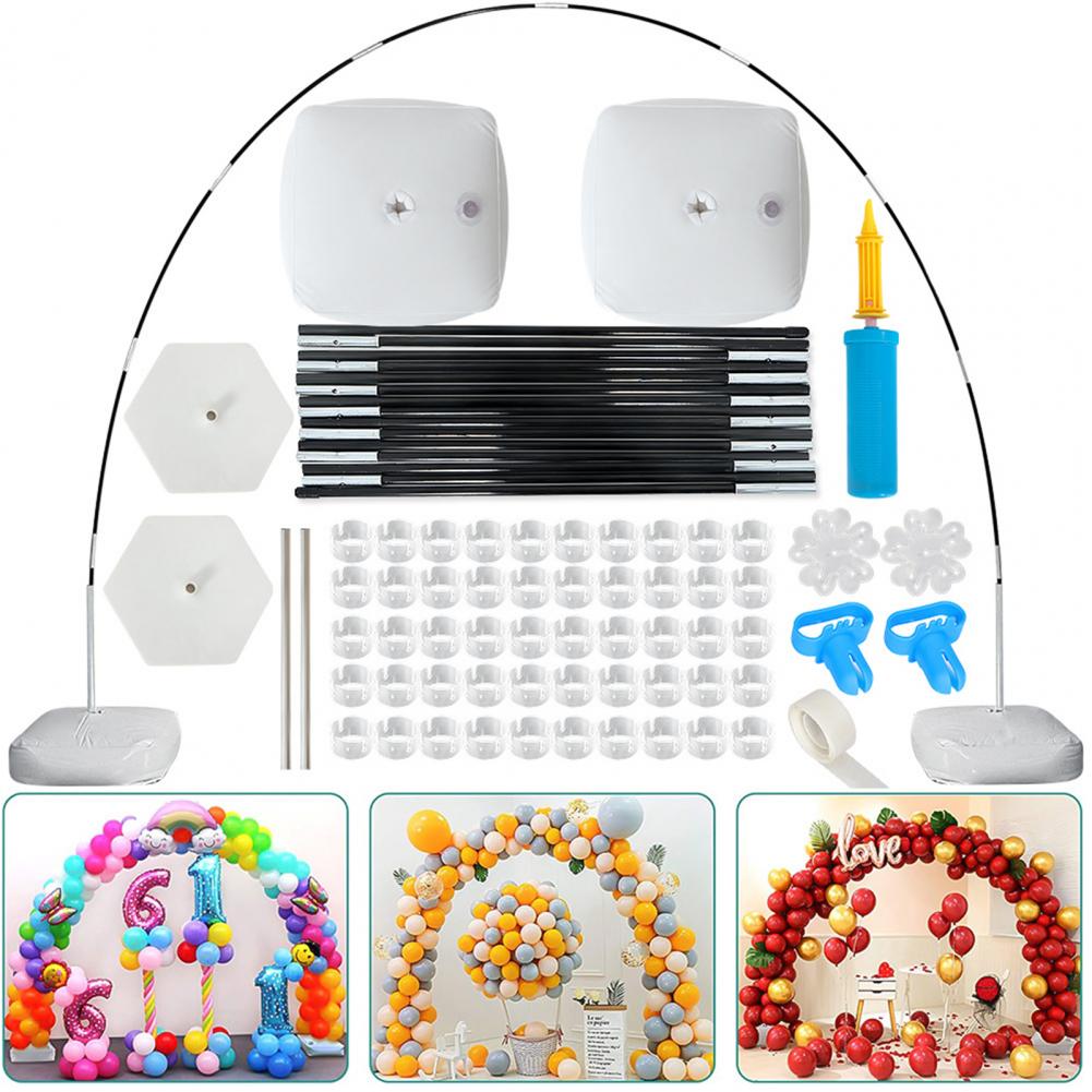 Sier Arch Shape Ballon Stand Set Schaal Toegepast Boog Stand Herbruikbare 1 Set Ballonnen Boog Decoratieve Stand