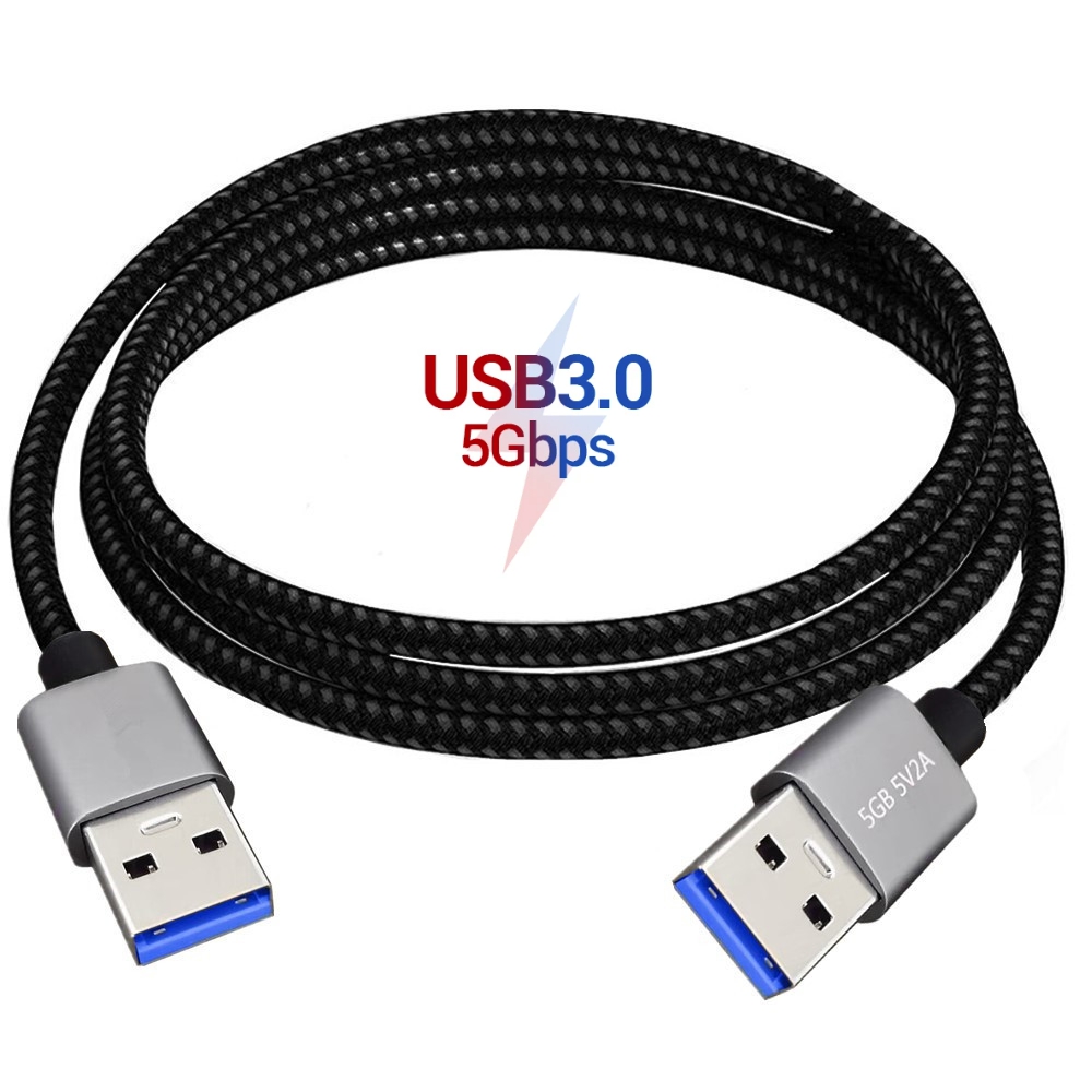 10M 5M USB-auf-USB-Verlängerungskabel Typ A Stecker auf Stecker Extender für Xiaomi Kühler Festplatte Webcom Kamera PC USB-Kabelverlängerung: Rot / 0,3 m