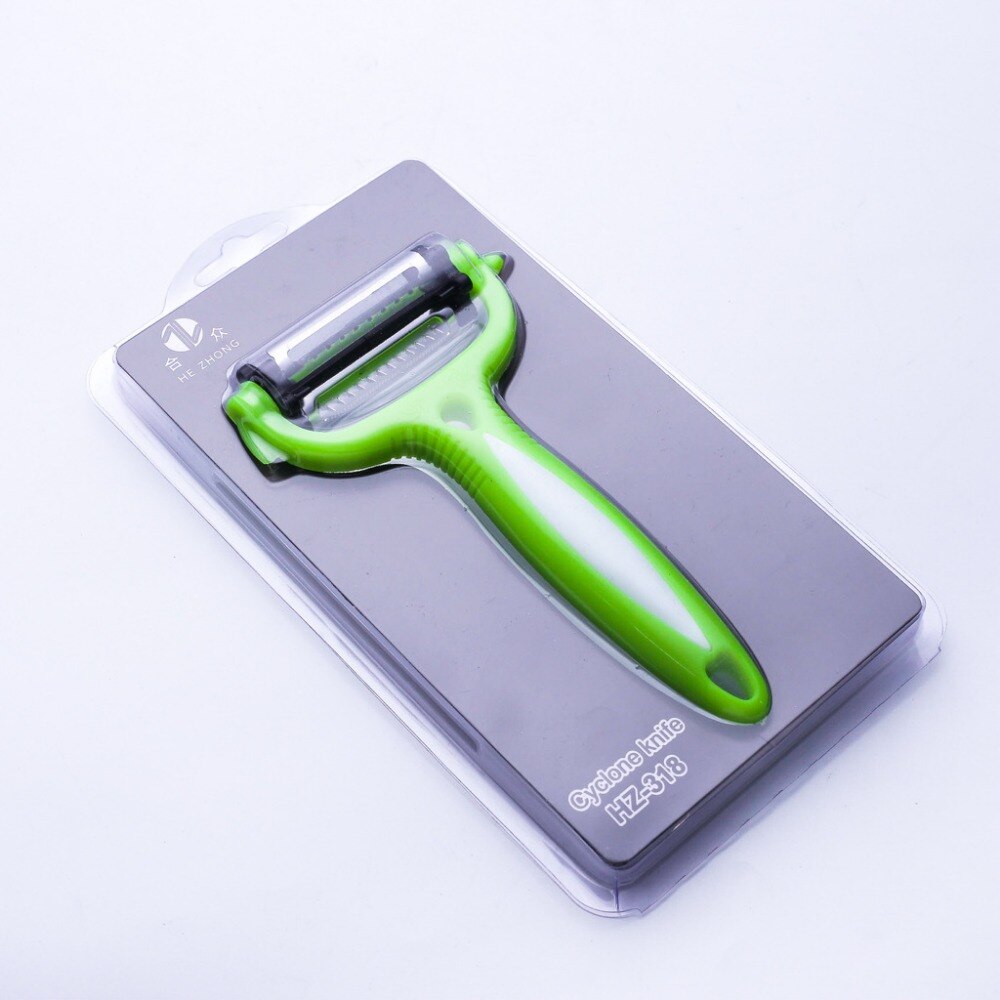 Multi-color plastic multi-purpose planing peeler melon fruit plane scraper kitchen