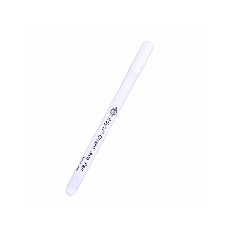 1-6pcs Quilting Sewing Tools Ink Disappearing Fabric Marker Pen DIY Cross Stitch Water Erasable Pen Dressmaking Tailor's Pen: white
