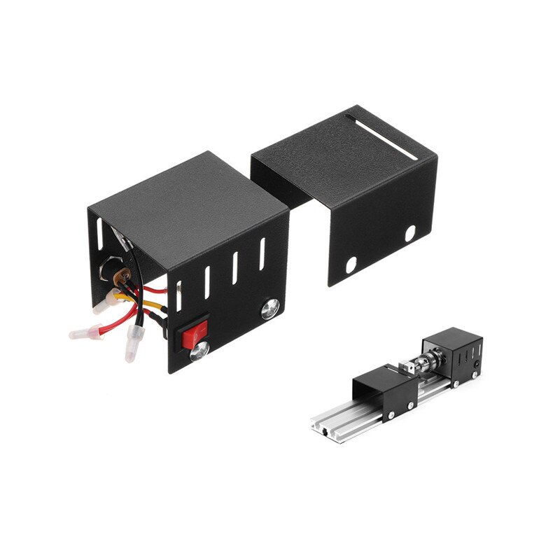 2 peças de metal capa com botão interruptor placa de aço pulverizado para torno máquina ferramenta mini torno mecânico torno torno torno torno cnc fresadora