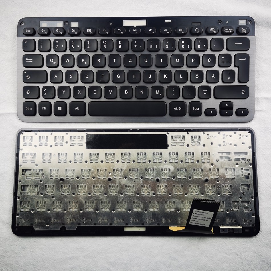 Germany Laptop Keyboard For Logitech K810 K811 Bluetooth replace the keyboard to replace (Not a complete Bluetooth keyboard) GR: black
