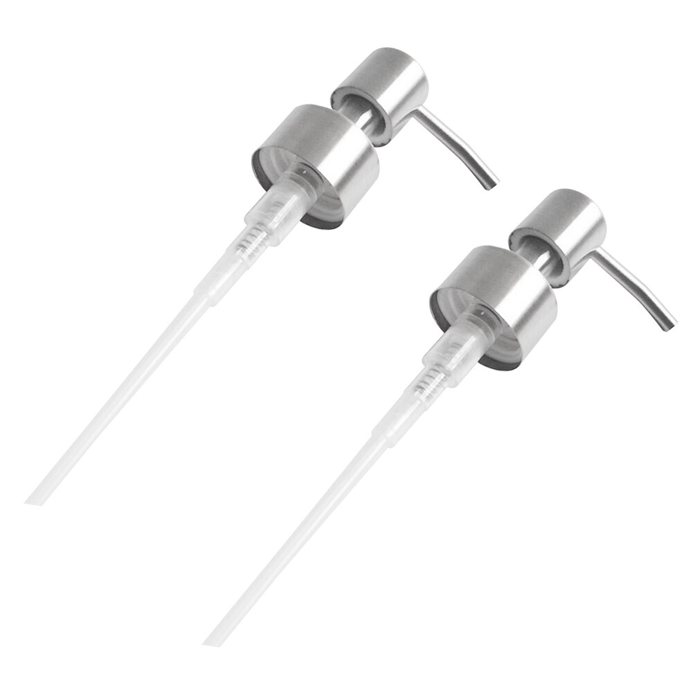 2pcs Liquid Soap Dispenser Home Office Replacement Pump Press Universal Tools Modern Stainless Steel