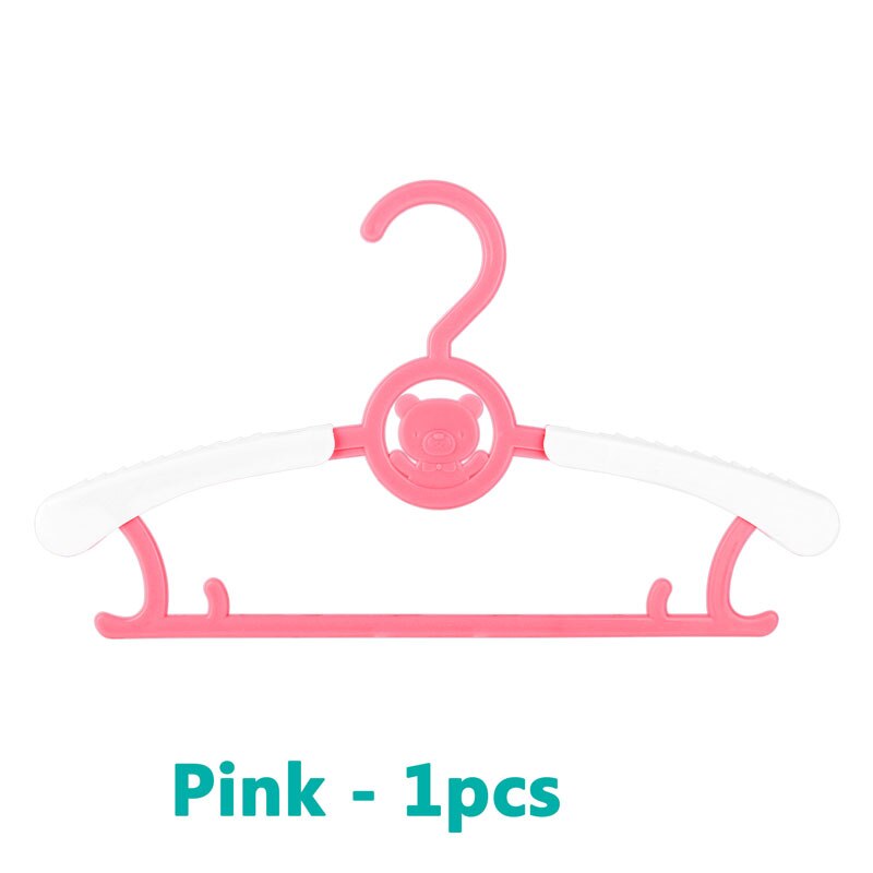 100pcs Mini Doll Clothes Hangers Plastic Doll Outfit Racks For