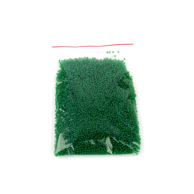500pcs 11-13mm Pearl Shaped Polymer Crystal Soil Water Beads Mud Grow Magic Jelly Gel for Potted Plants Decoration: green