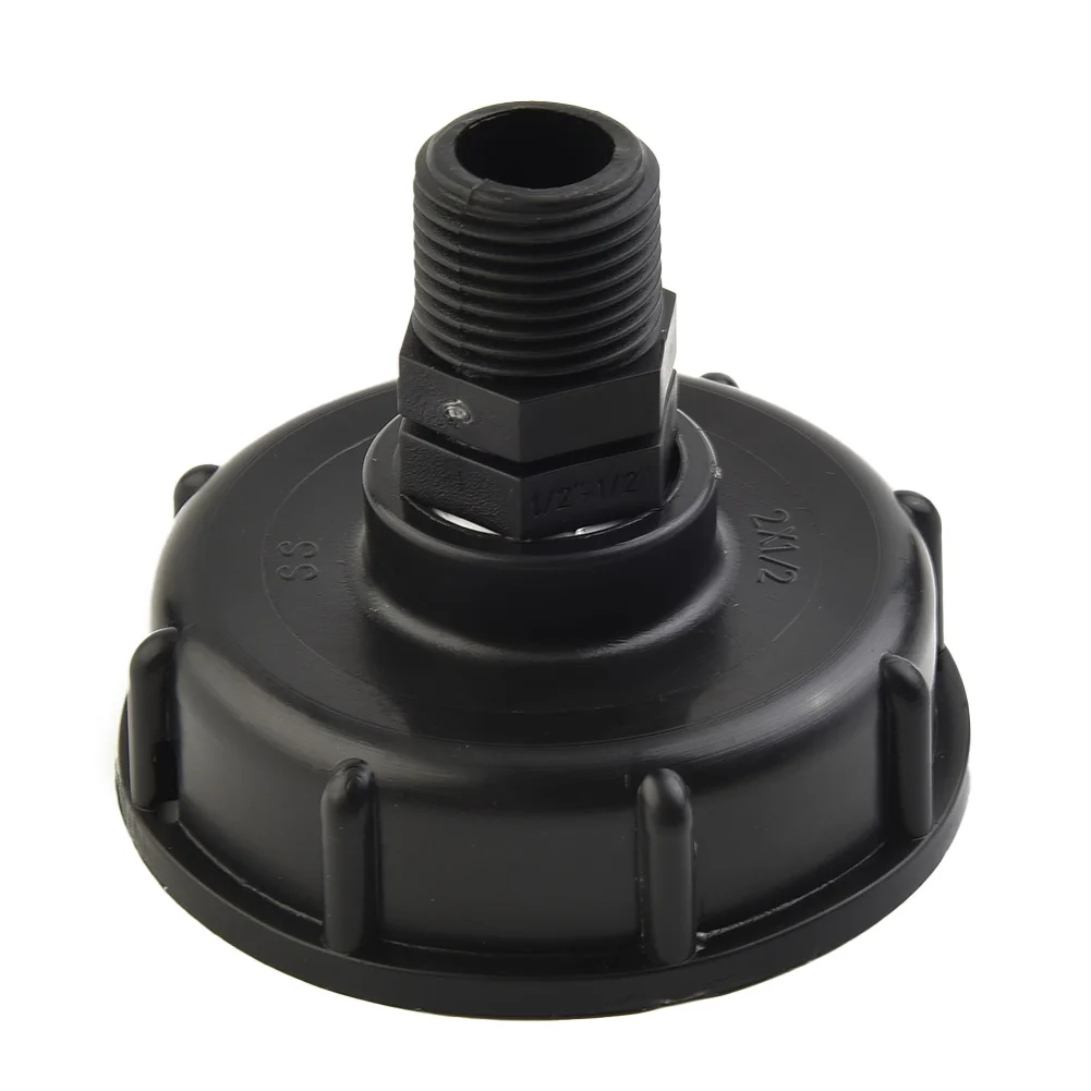 Hose Connector Easy to Use IBC Tank Adapter 60mm Coarse Thread Inlet with 1/2 3/4 1 Female Fitting for Water Hose Connection