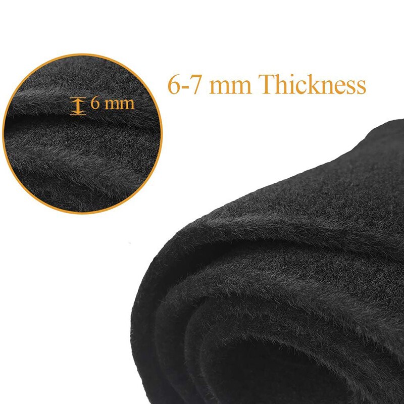 Dashboard Cover Dash Cover Mat Fit for Ford F150 F250 F350 Bronco 1992 1993 1994 1995 1996 (Black) Y73