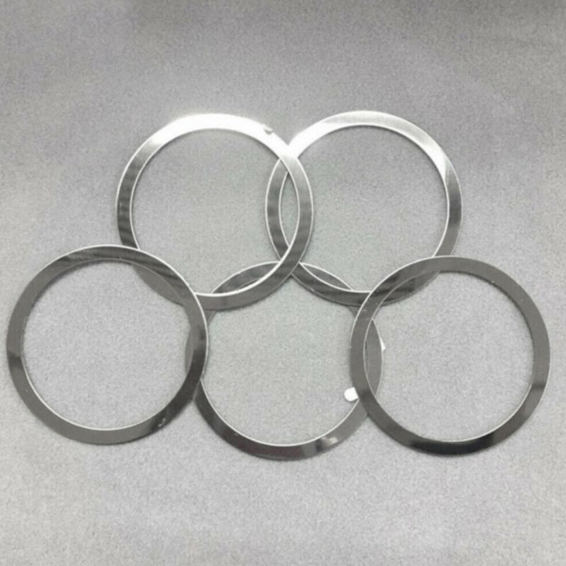 Anillos de Metal redondos universales para cargador inalámbrico Qi, soporte de montaje magnético para coche, para teléfonos inteligentes iPhone, 4 Uds.