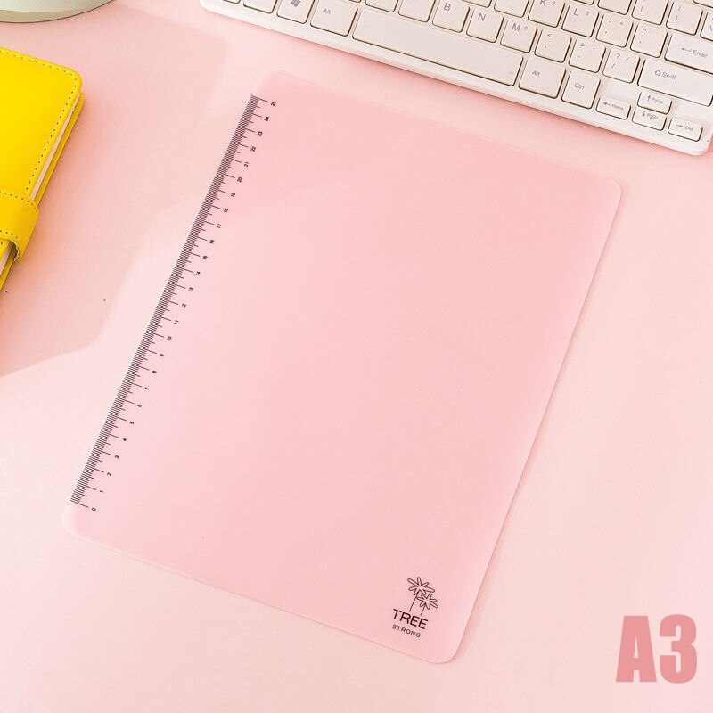 Multifunction A2/A3 Student Drawing and Writing Silicone Cushion Exam Special Tool with Scale Pad Desk Mat Decoration Mouse Pad: A3(D)