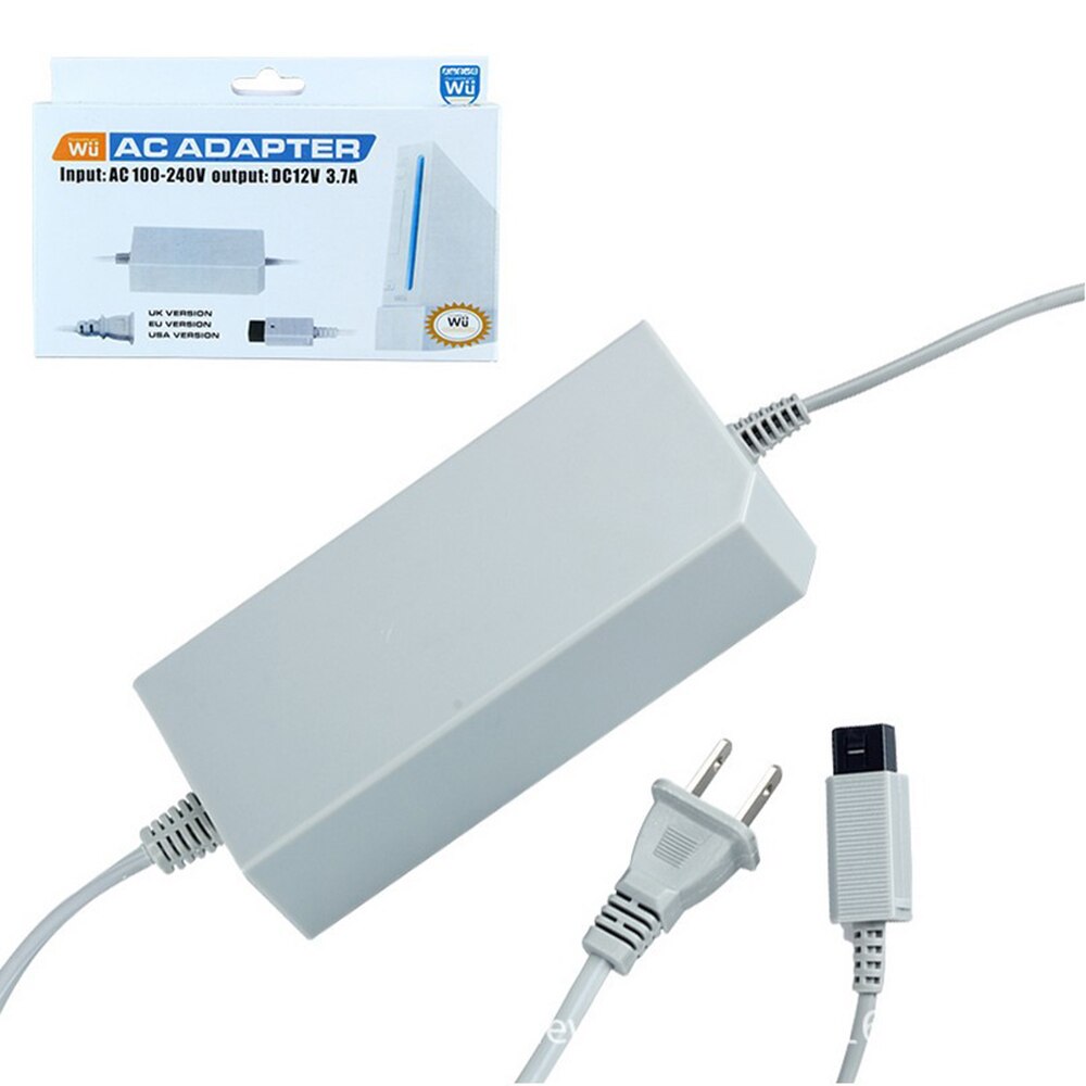 Eua/ue plug 100-240v 15v 5a para wii host carregador para wii fonte de alimentação para wii fogo Bull110-240v carregador universal