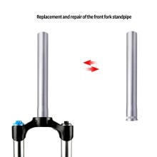 Bicycle Front Fork Head Tube Cone Steerer Tube Oil Pressure Front Fork Straight Standpipe 28.6*30*240mm MTB Mountain Bike