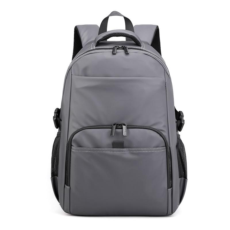 Men's Laptop Backpack 15.6‘’ Waterproof Travel Backbag University student book bag College School Bags For Teenager Boys: Gray