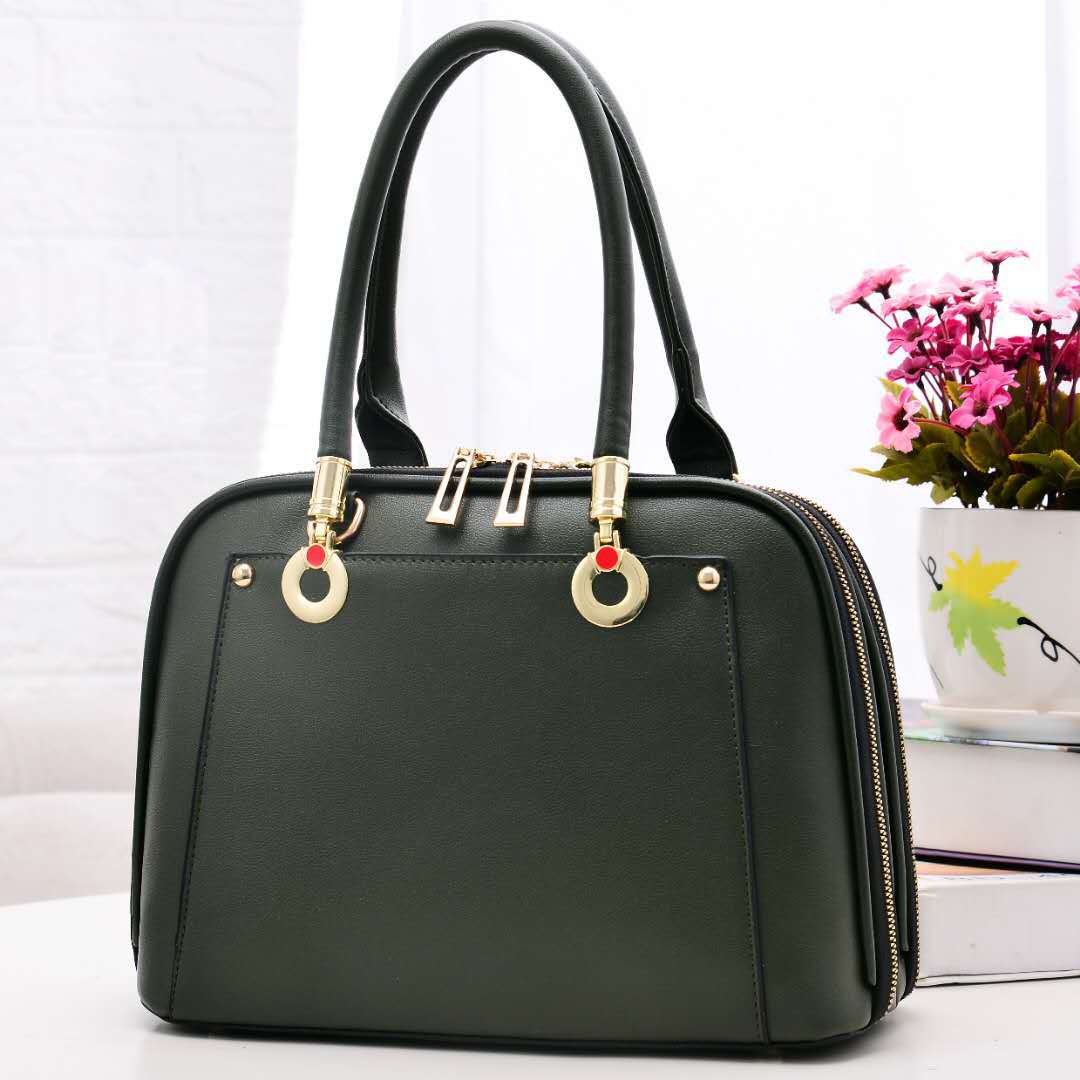 Grote Capaciteit Draagbare Schouder Shell Tas: green