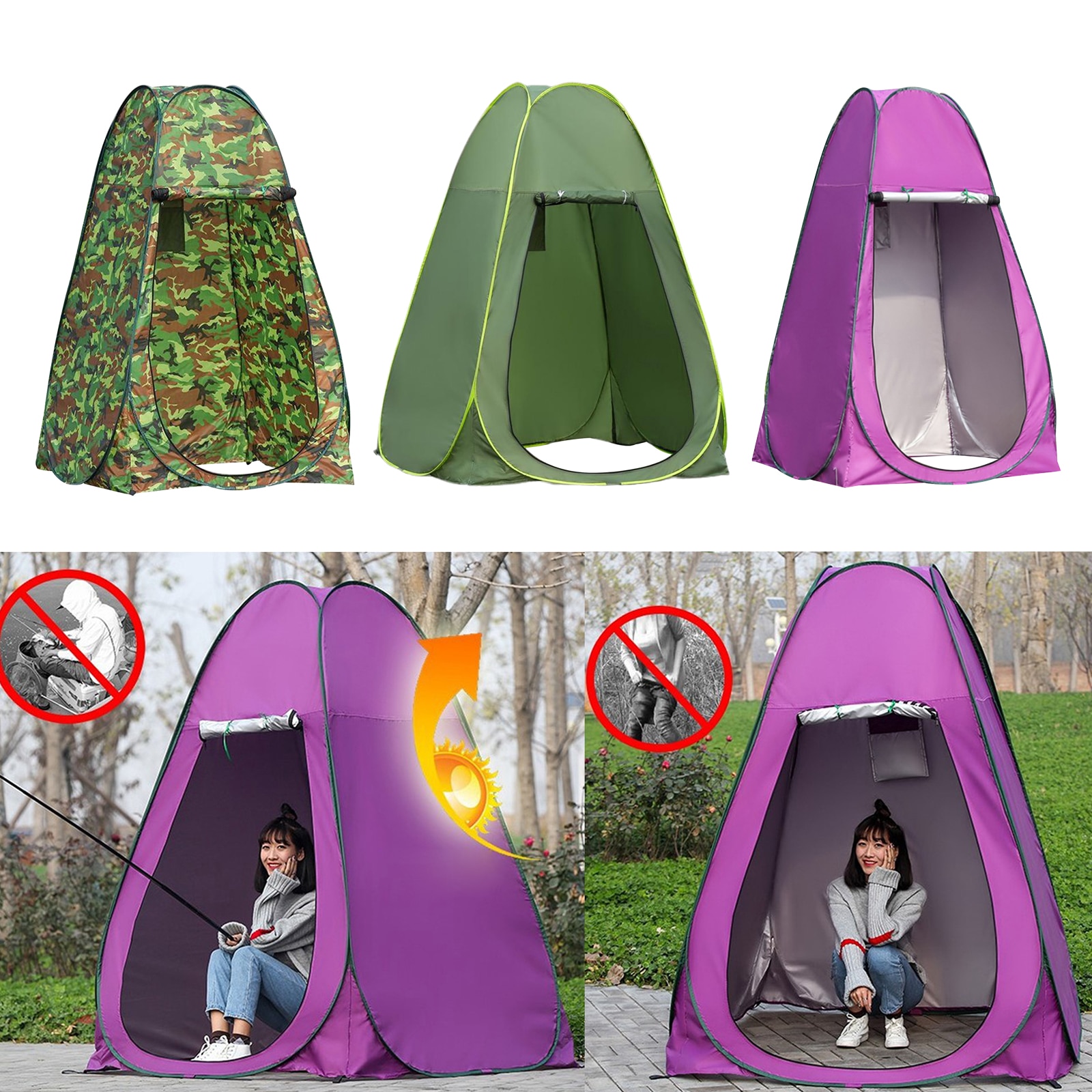 Outdoor Camping Tent Portable Tent Camping Shower Toilet Privacy Changing Room for Dancers Outdoor Hiking Equipment
