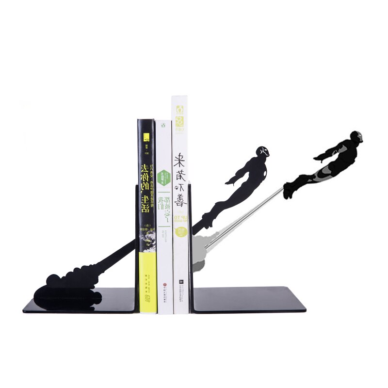 Soporte de Metal para libros, decoración del hogar, suministros escolares, papelería, para estudiantes y niños