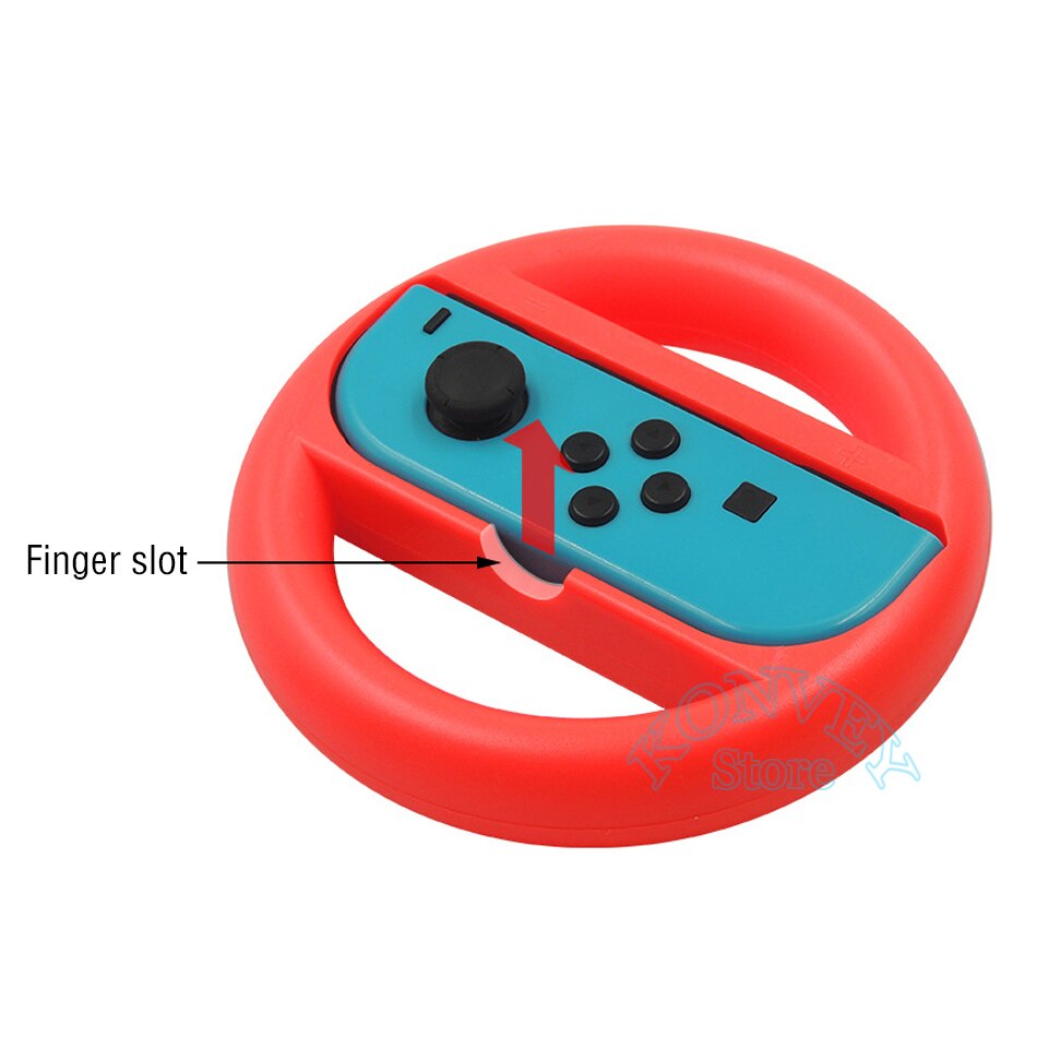 2 stuks nintendo switch-accessoires: stuurwielen, handgrepen, houder, links en rechts, joy-con voor nintendo switch, ns nx-controller