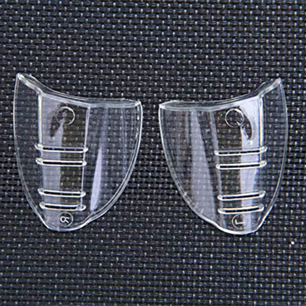 2Pcs Safety Eye Glasses Side Shields Non-toxic Clear Flexible Glasses Side Shields Plastic glasses safe protection