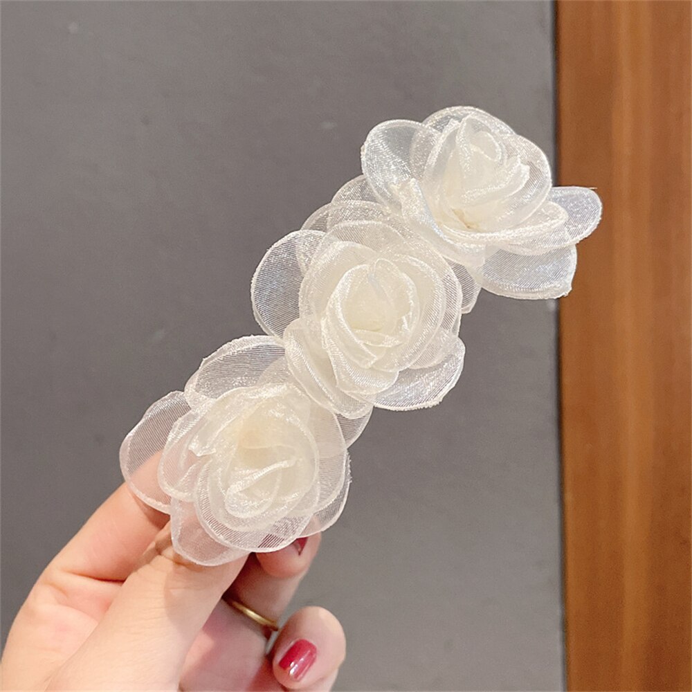 Horquilla con flores para mujer, herramienta de trenzado para el cabello, pasadores de Camelia, accesorios de peinado: G