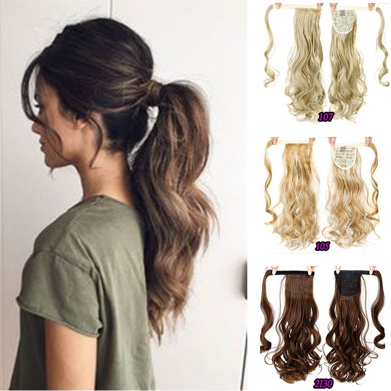 Xuanguang 24 inch curly hair synthetic hair hair ponytail hair extension high temperature fiber