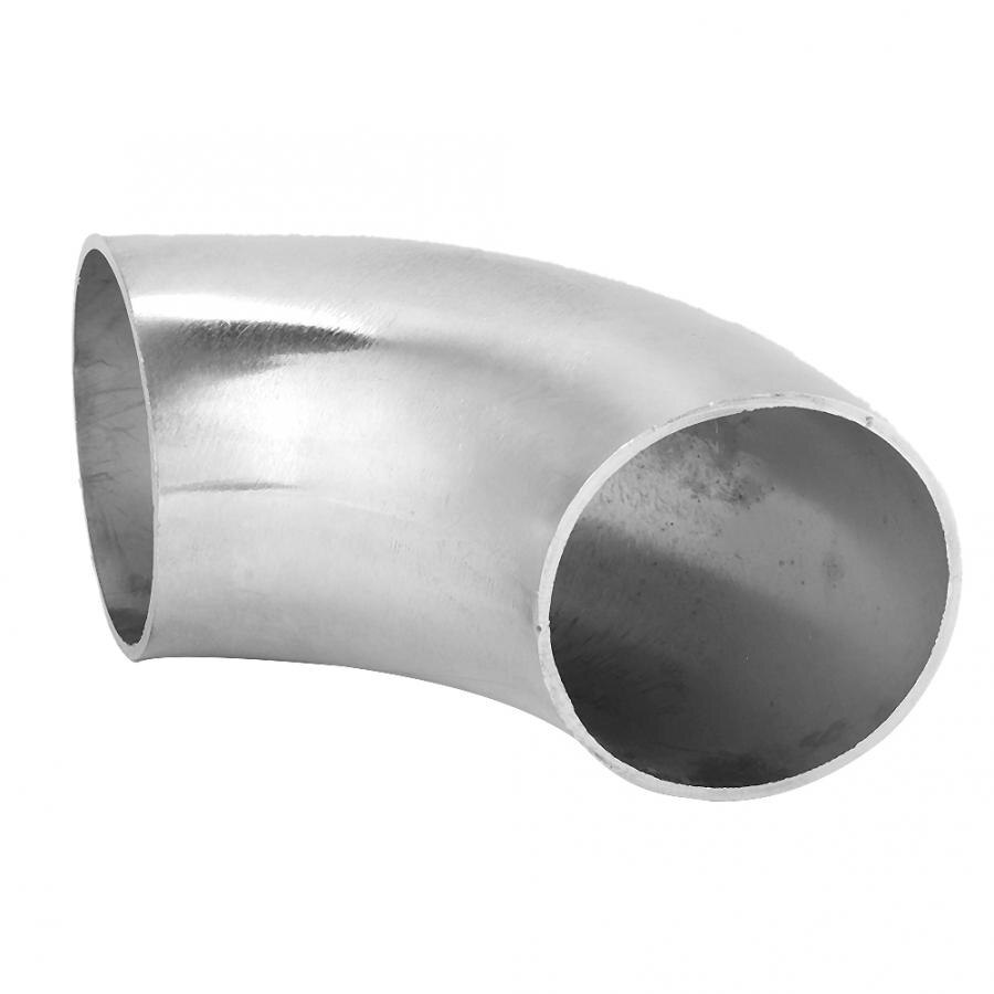 Rustfrit stål udstødnings albue 90 grader 44mm 1.75in od bøje rør fitting udstødning albue udskiftning ankomster