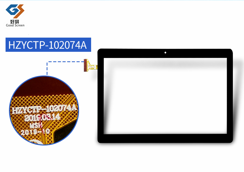 10.1 inch touch for Alldocube iplay10 Pro U1006 Tablet PC Capacitive touch screen sensor panel digitizer HZYCTP-102074A