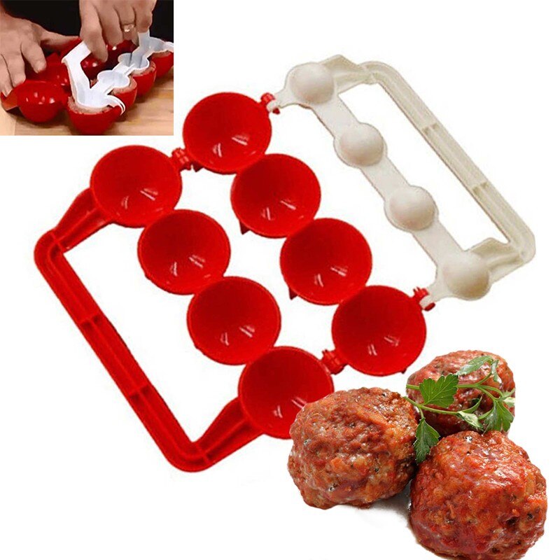 Gehaktbal Maker-1 set Plastic Gehaktbal Vis Bal Maker Mallen DIY Gevulde Vlees Bal Maken Tool Keuken Gadget voor Thuis