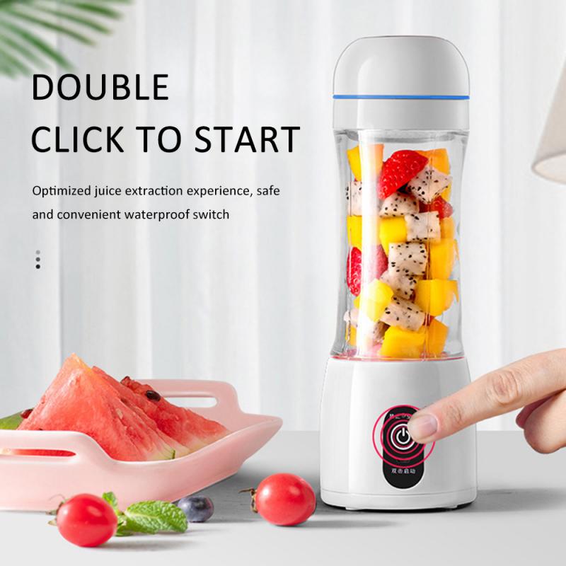 400 Ml Mini Draagbare Elektrische Fruit Juicer Usb Oplaadbare Smoothie Maker Sport Fles Sap Cup Cocina Keuken Machine