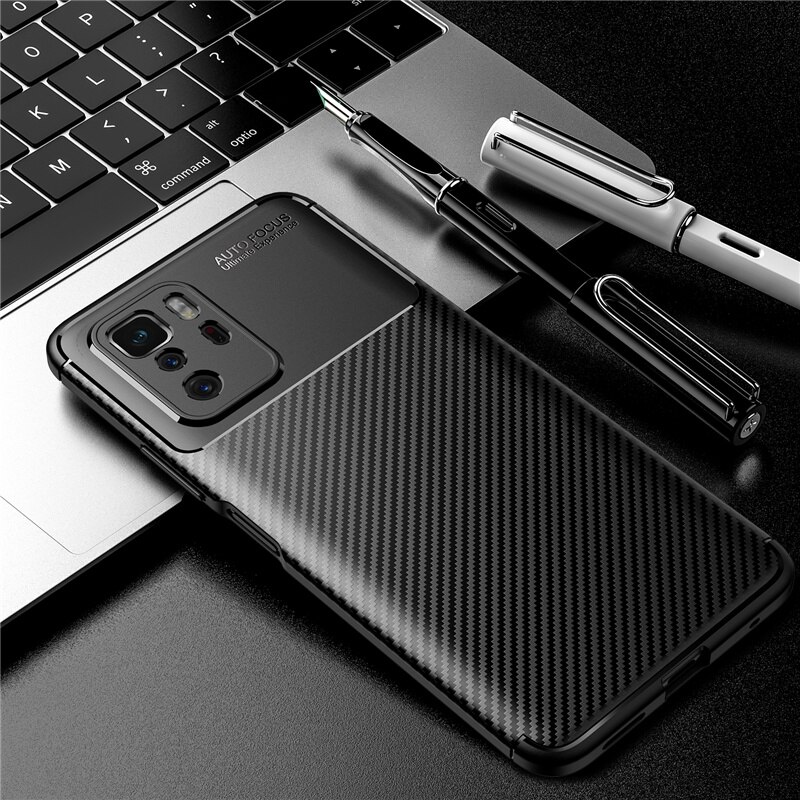 For Cover Xiaomi Poco X3 GT Case For Poco X3 GT Capas Armor Silicone Rubber Shockproof Bumper Soft Cover For Poco X3 GT Fundas: For Poco X3 GT / Black