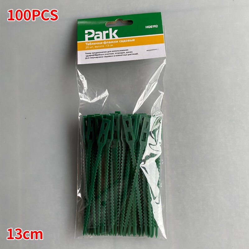 10/20/50/100PCS Self-locking Plastic Tie Adjustable Plastic Plant Cable Tie Reusable Garden Cable Tie Plastic Zip Loop Wire Wrap: 100PCS 13cm