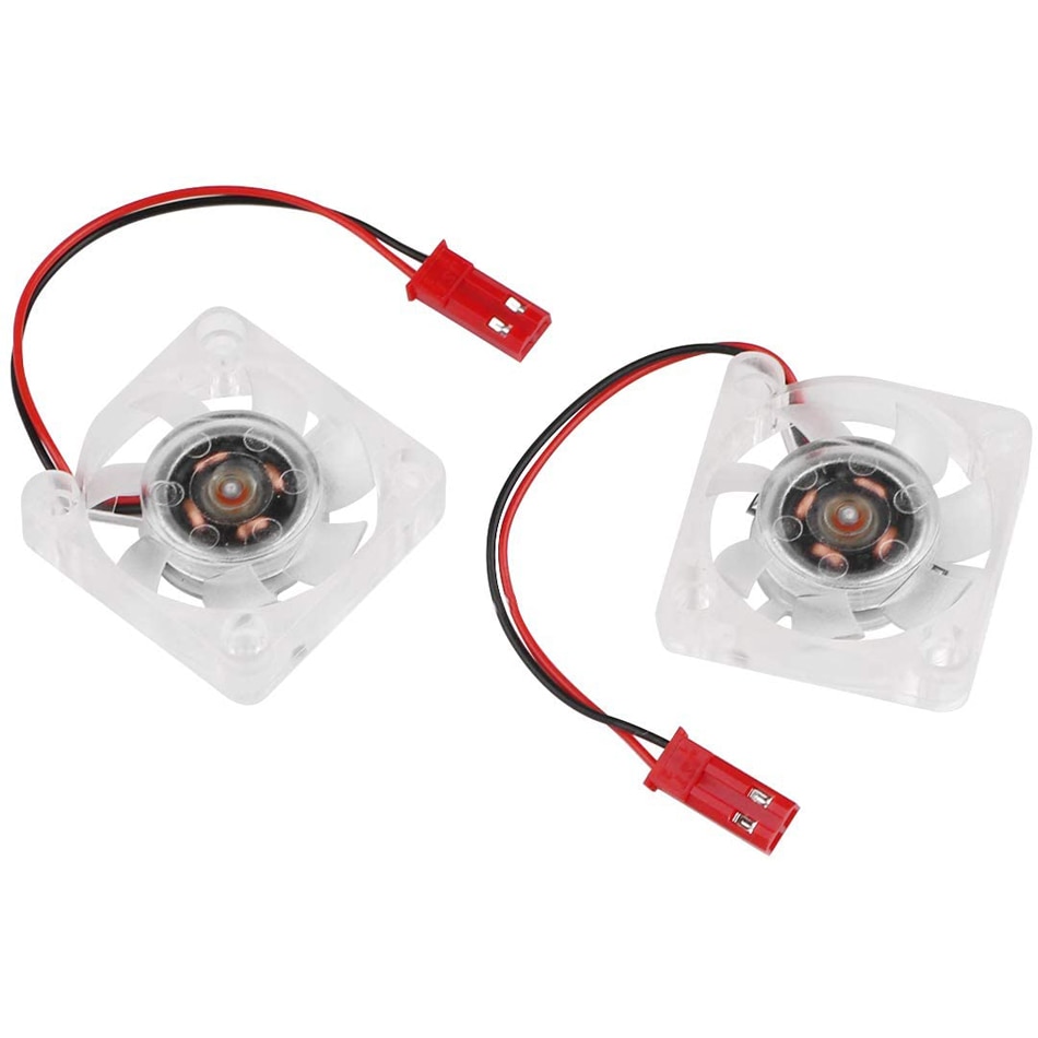 2Pcs Raspberry Pi 4 Fan, raspberry Pi Dc Borstelloze Cpu Led Koelventilator 30Mm 3010 Fan Koeler Voor Raspberry Pi Model B 3B + 2B +