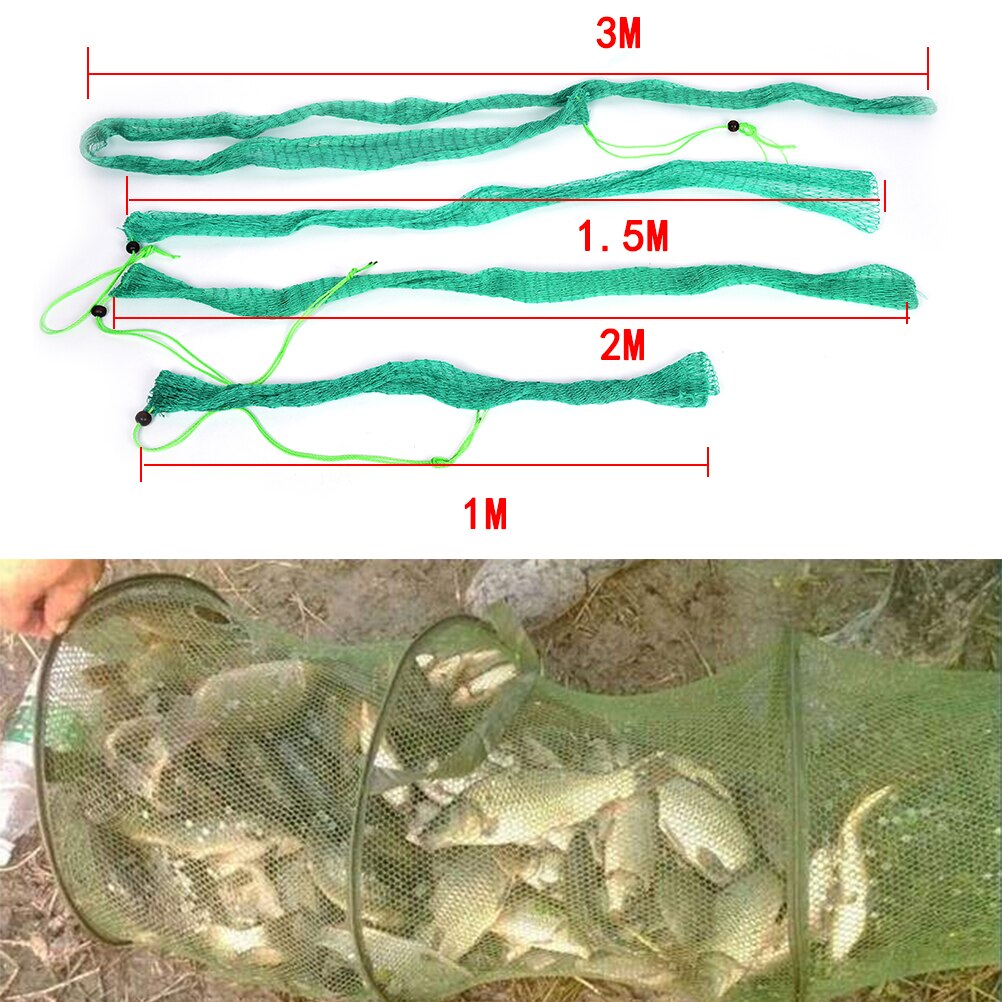 1 Pc fil épais fait filet de pêche sac poisson maille Protection poche filet pêche matériel 2m/1.5m/1m