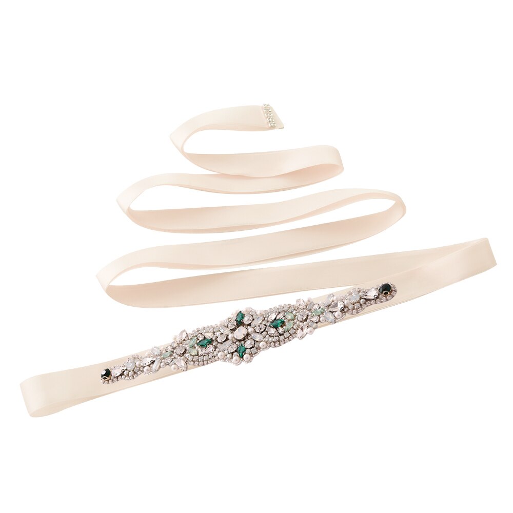 Grün Kleid Gürtel Grün Diamanten Gürtel für Hochzeit Gürtel Opal Strass Brautjungfer Dekorative Gürtel Braut Kristall Hochzeit Schärpen: Baby Rosa