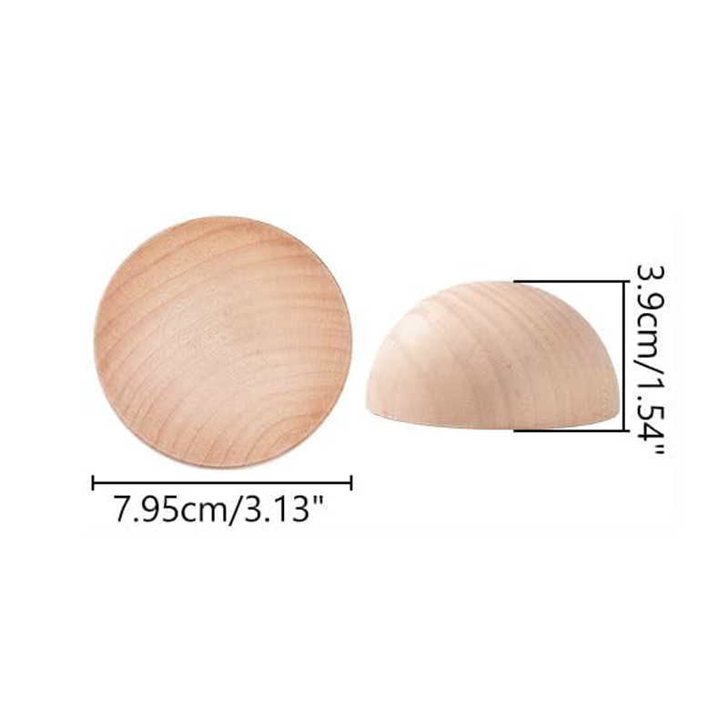 Półokrągłe narzędzia garncarskie, drewniane ceramiczne narzędzie górne Narzędzia robić gliny Narzędzie robić prasowania płytek ceramicznych robić produkcji misek ceramicznych i talerzy: Jasne