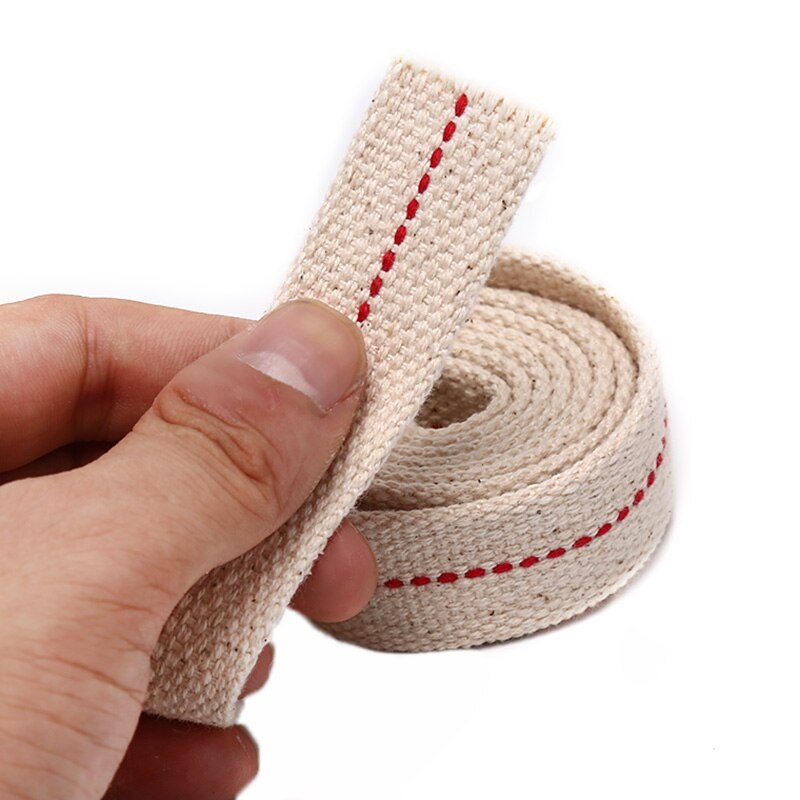 1M Sterke Platte Katoenen Lont Core Voor Kerosine Brander Kachel Verlichting Olie Lantaarn Olielamp Lont Roll Maken Diy accessoire