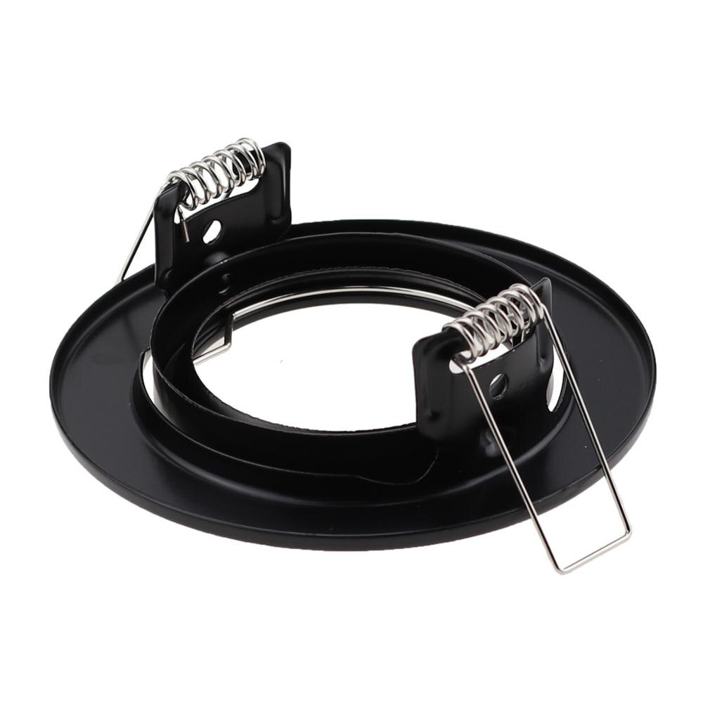 Ronde Verstelbare Verzonken Led Plafond Licht Frame Fitting Led Down Lichtpunt Voor MR16 GU10 Led Cup Bollen Houder dia50mm