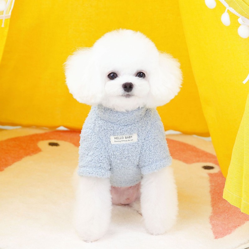 Ropa cálida de invierno para perros, suéter para perros pequeños, abrigo de felpa para perros, chaqueta suave para cachorros, ropa para Chihuahua Bichon, ropa para gatos: 5 XL / Gris